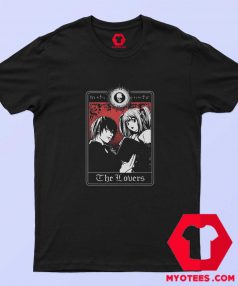 Death Note Lovers Tarot Card Graphic T shirt