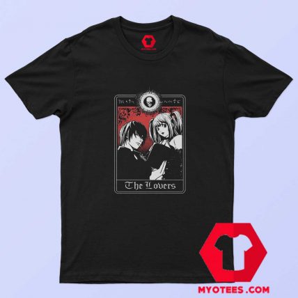 Death Note Lovers Tarot Card Graphic T shirt