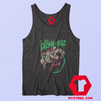 Funny Blink 182 Christmas Parody Tank Top