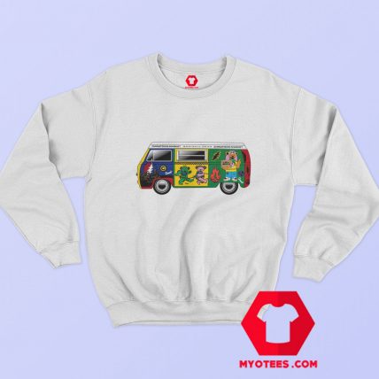 Grateful Dead Volkswagen Camper Van Graphic Sweatshirt