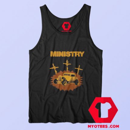 Ministry Jesus Built My Hot Rod Graphic Tank Top