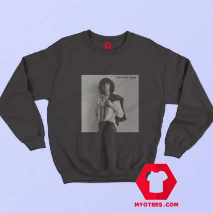 Patti Smith Horses Album Cover Graphic Sweatshirt