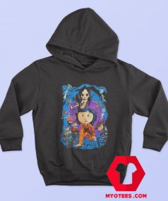 Coraline Spiral Tunnel Character Graphic Hoodie