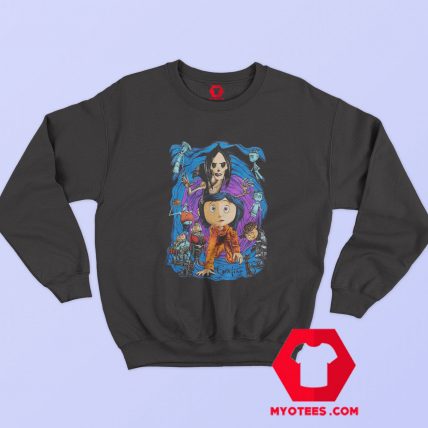 Coraline Spiral Tunnel Character Graphic Sweatshirt