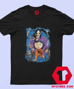 Coraline Spiral Tunnel Character Graphic T shirt