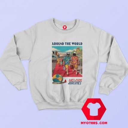 Daft Punk Around The World Album Retro Sweatshirt