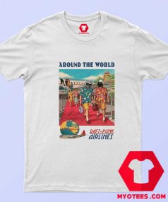 Daft Punk Around The World Album Retro T shirt