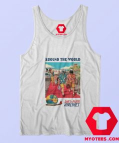 Daft Punk Around The World Album Retro Tank Top