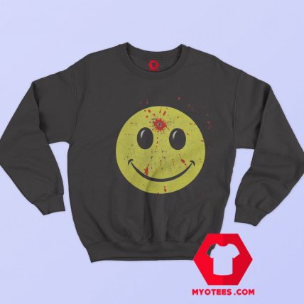 Emoticon Smiley Head Shot Sweatshirt