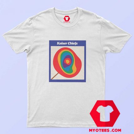 Kaiser Chiefs Lollipop Band Logo Graphic T shirt