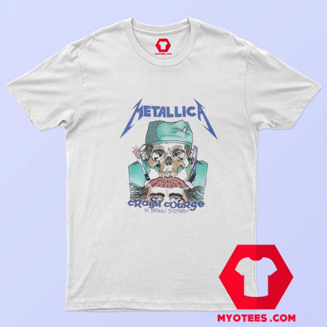 Metallica Crash Course In Brain Surgery Vintage TShirt