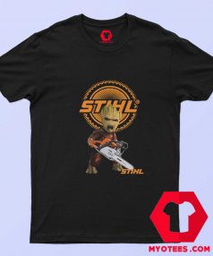 STIHL Baby Groot Chainsaw Guardians T shirt