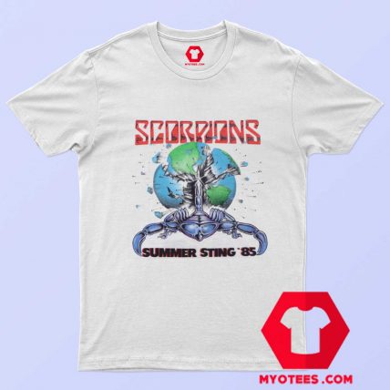 Scorpions Summer Sting Tour Vintage T shirt