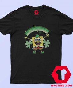 SpongeBob Shamrocks St Patricks Day T shirt