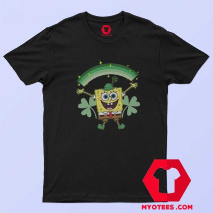 SpongeBob Shamrocks St Patricks Day T shirt