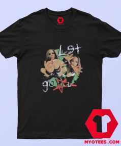 Vintage Let Go Star Tour Concert Avril Lavigne T shirt