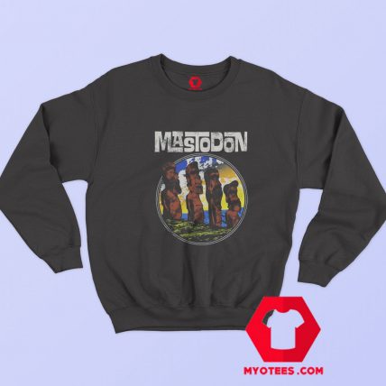 Vintage Mastodon Easter Statues Graphic Sweatshirt