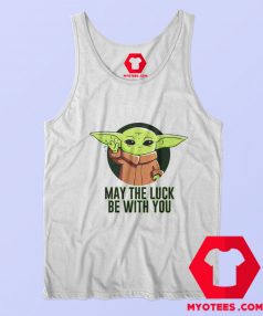 Yoda Mandalorian May The Luck Be With You Tank Top