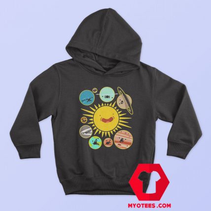 Funny Goofy Solar System Kids Science Hoodie