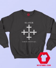 Slayer God Hates Us All Cross Album Graphic Sweatshirt