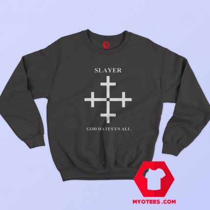 Slayer God Hates Us All Cross Album Graphic Sweatshirt