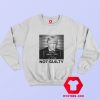 Trump Not Guilty Mugshot Funny Graphic Sweatshirt