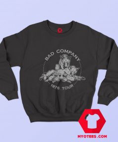 Bad Company 1976 Tour Run With The Pack Sweatshirt