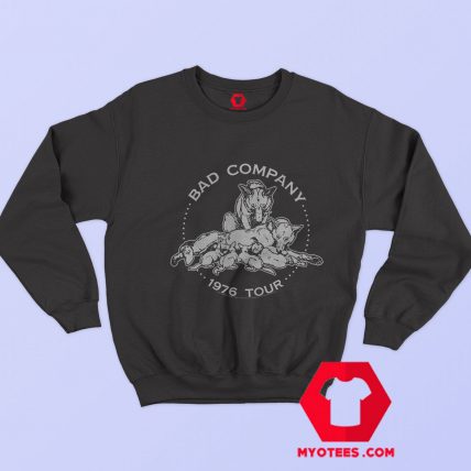 Bad Company 1976 Tour Run With The Pack Sweatshirt