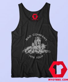 Bad Company 1976 Tour Run With The Pack Tank Top