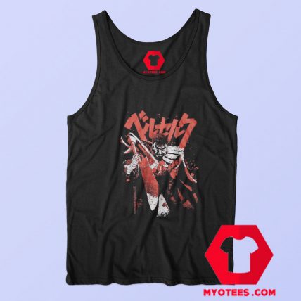 Berserk Guts Sword The Dragon Slayer Graphic Tank Top