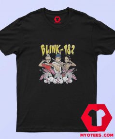 Blink 182 Band & Bunnies Funny Graphic T shirt