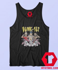 Blink 182 Band & Bunnies Funny Graphic Tank Top