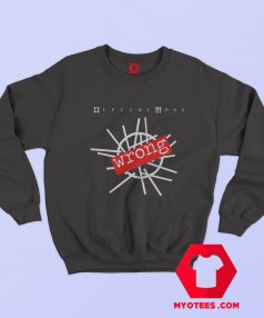 Depeche Mode Wrong Album Cover Sweatshirt