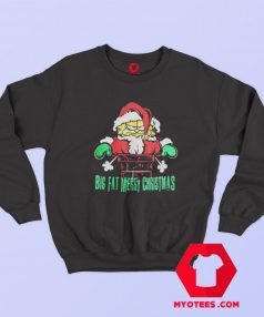 Funny Garfield Big Fat Merry Christmas Unisex Sweatshirt