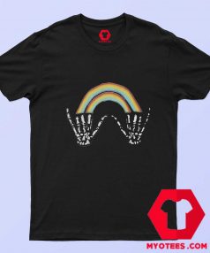 Louis Tomlinson rainbow skeleton T shirt