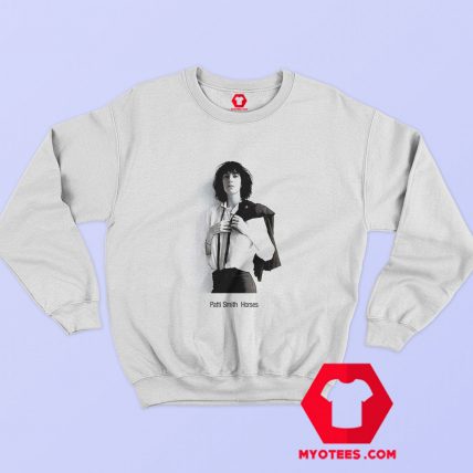 Patti Smith Horses Graphic Vintage Sweatshirt