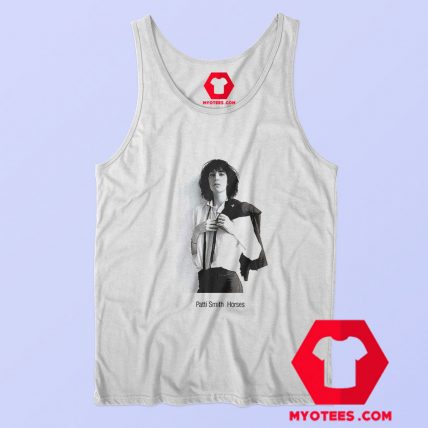 Patti Smith Horses Graphic Vintage Tank Top