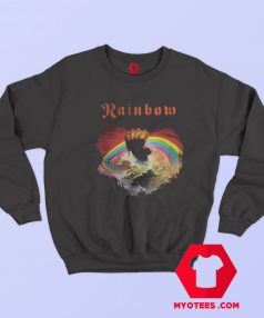 Rising Album Musik Rainbow Graphic Sweatshirt