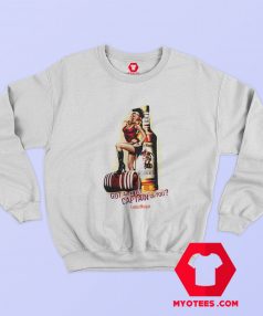 Sexy Girl Captain Morgan Booze Alcohol Rum Sweatshirt