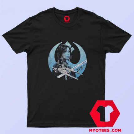 Star Wars Jyn Erso Rebel Crest Graphic T shirt