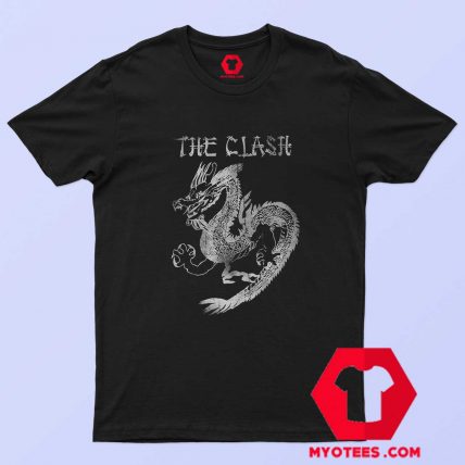 The Clash Dragon Vintage Graphic T shirt