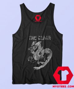 The Clash Dragon Vintage Graphic Tank Top