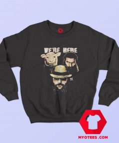 We're Here The Wyatt Family Sheep Graphic Sweatshirt