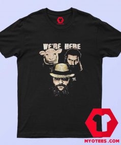 We're Here The Wyatt Family Sheep Graphic T shirt