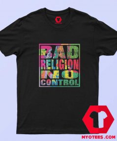 Bad Religion No Control Color Full Graphic T shirt