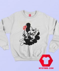 Funny Mickey Does Minnie Graphic Unisex Sweatshirt