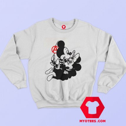 Funny Mickey Does Minnie Graphic Unisex Sweatshirt