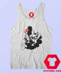 Funny Mickey Does Minnie Graphic Unisex Tank Top