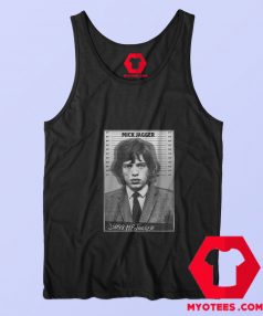 Mick Jagger Mugshot Vintage Graphic Tank Top