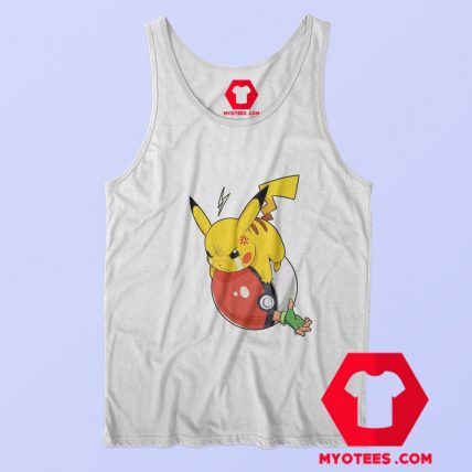 Pikachu and Ash Ketchum Funny Parody Unisex Tank Top